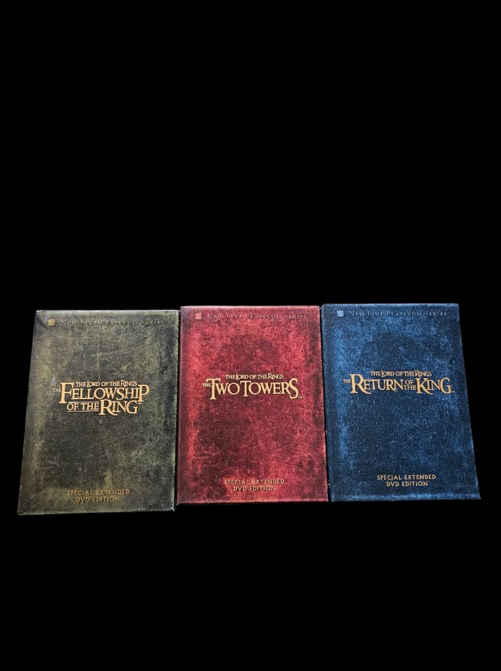 The Lord of the Rings Trilogy Special Extended DVD Set - Blue, Red, Green Covers